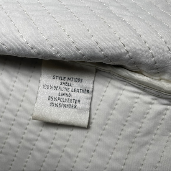 My Tribe Striped Leather Jacket - Picture 9 of 9